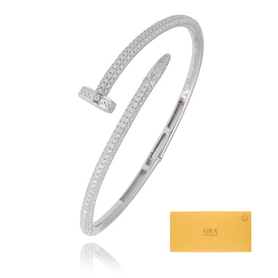 Brazalete Clavo Moissonite