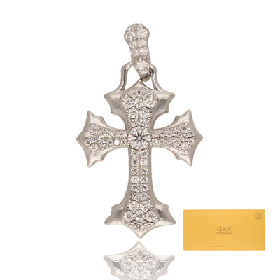 Dije de Cruz Gótica + Cadena