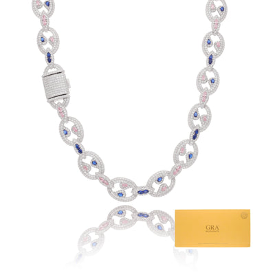 Cadena Gota Moissanite