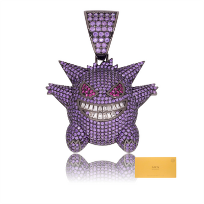 Dije de Gengar Moissanite